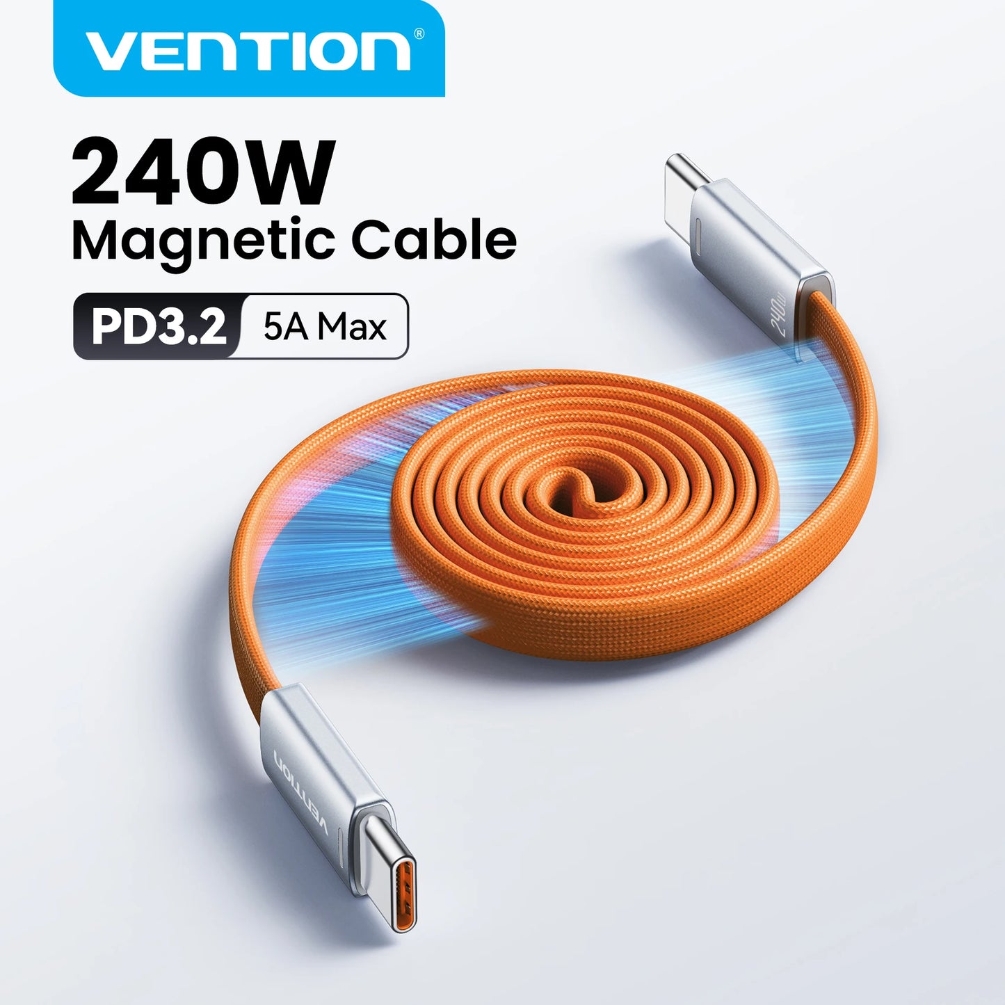 Vention 240W Magnetic USB-C Cable
